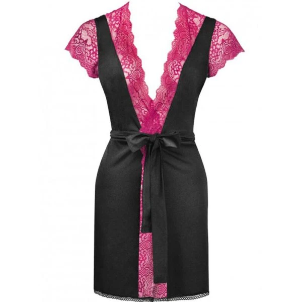 Livco Corsetti Fashion Ochtendjas met kant en slipje, Kumiko LC 90428