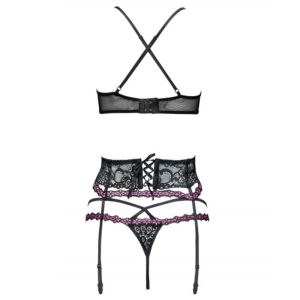 Livco Corsetti Fashion Bra Garter Belt Set Snehana LC 90443 Black Livco Corsetti Fashion Bra Garter Belt Set Snehana LC 90443 Black - Image 4
