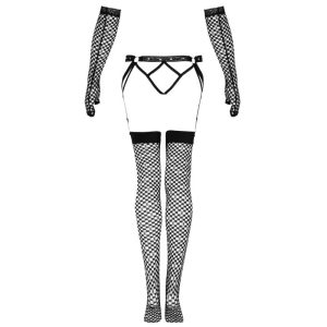 Livco Corsetti Fashion Kousophouderset Nemalia met Kousen en Handschoenen Zwart Livco Corsetti Fashion Kousophouderset Nemalia met Kousen en Handschoenen Zwart - Afbeelding 5