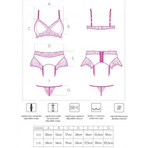 Livco Corsetti Fashion Dessous-set van satijn en kant, bordeaux/zwart Livco Corsetti Fashion Dessous-set van satijn en kant, bordeaux/zwart - Afbeelding 4