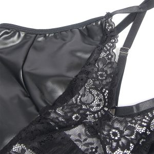 Subblime Lederkleed met bloemenkant zwart Subblime Lederkleed met bloemenkant zwart - Afbeelding 5