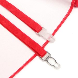 Subblime leren jurk met kantrits in het rood Subblime leren jurk met kantrits in het rood - Afbeelding 7