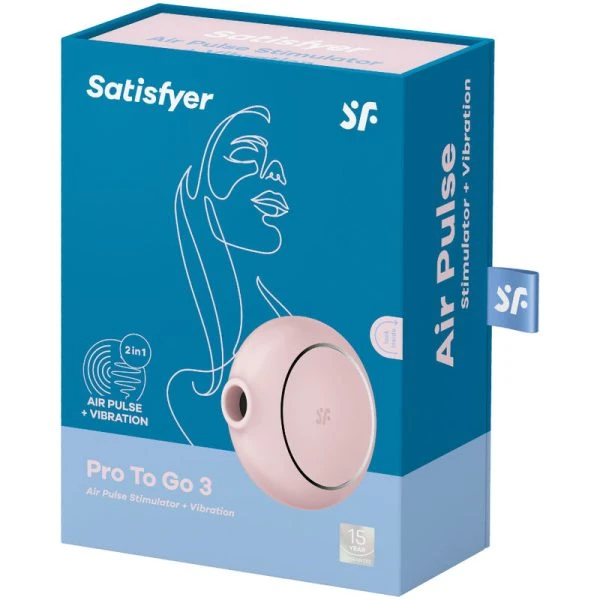 Satisfyer Pro To Go 3 dual air pulse stimulator and vibrator Satisfyer Pro To Go 3 dual air pulse stimulator and vibrator