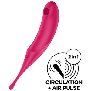 Satisfyer Twirling Pro Air-Pulse-Vibrator met drukgolven en vibratie Satisfyer Twirling Pro Air-Pulse-Vibrator met drukgolven en vibratie - Afbeelding 1