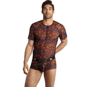 Anais Luxury Lingerie Chill T-Shirt van tule met palmenprint