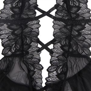 Subblime Teddy Neckholder Spitze Bare Back Schwarz Subblime Teddy Neckholder Spitze Bare Back Schwarz - Afbeelding 7