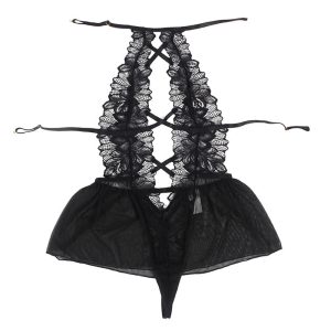 Subblime Teddy Neckholder Spitze Bare Back Schwarz Subblime Teddy Neckholder Spitze Bare Back Schwarz - Afbeelding 6