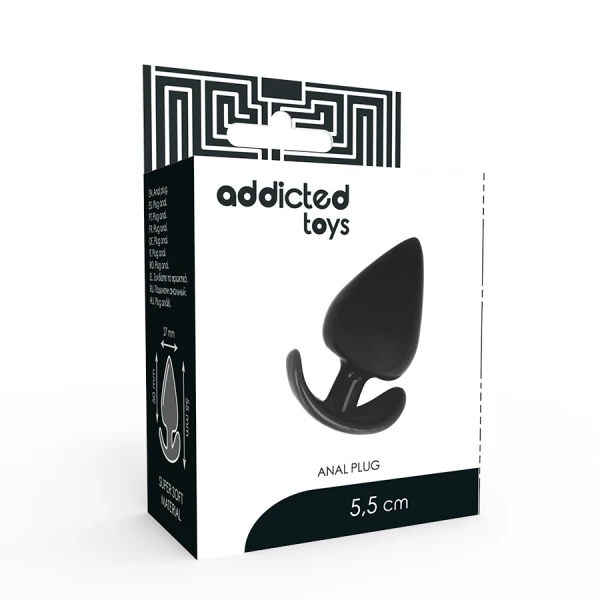 Addicted Toys Anaalplug van TPR-materiaal voor zachte anale stimulatie