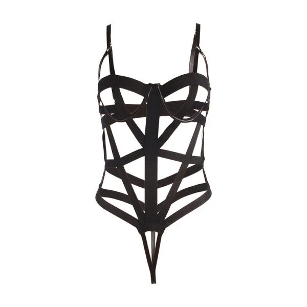 Subblime Sexy Body met uitsnijdingen in zwart
