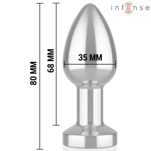 Intense Anale plug van metaal met LED en afstandsbediening maat S Intense Anale plug van metaal met LED en afstandsbediening maat S - Afbeelding 5