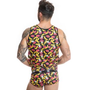 Anais Luxury Lingerie Heren-shirt Banana Top met bananenprint Anais Luxury Lingerie Heren-shirt Banana Top met bananenprint - Afbeelding 2