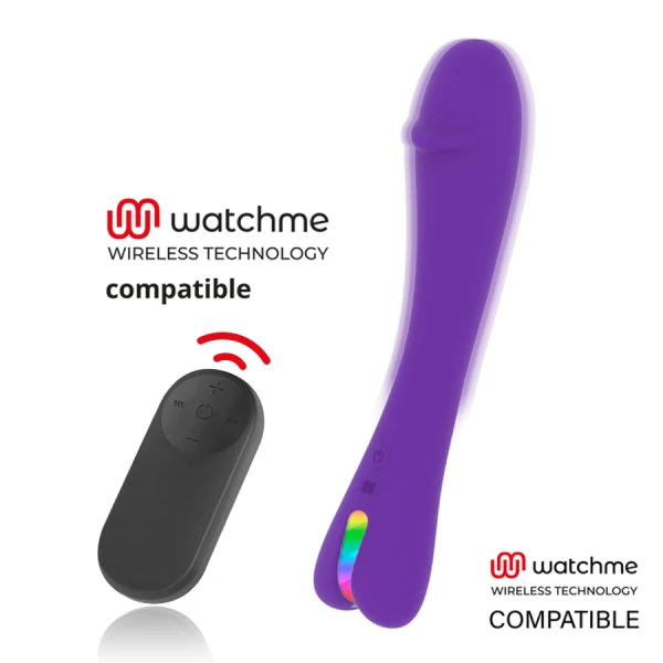 Mr. Boss Enzo Vibrator met Watchme-afstandsbediening, 22 cm lengte