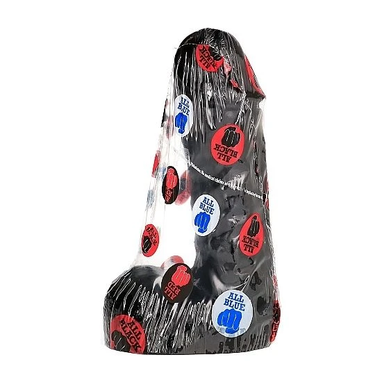 All Black Dildo met natuurlijke vorm, flexibel en veelzijdig