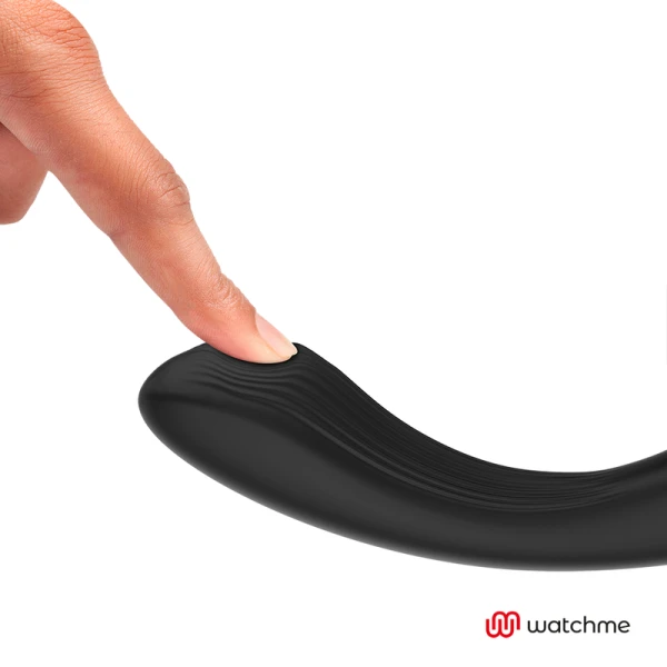 Anne´s Desire Curve Vibrator met Watchme-afstandsbediening, Zwart/Goud