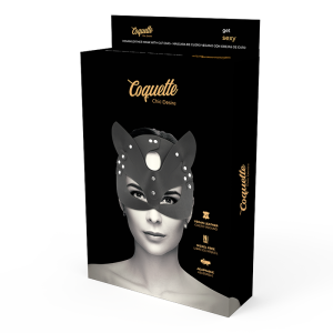 Coquette Chic Desire Vegan Leren Masker met Kattenoren voor Fetishspelletjes Coquette Chic Desire Vegan Leren Masker met Kattenoren voor Fetishspelletjes - Afbeelding 5