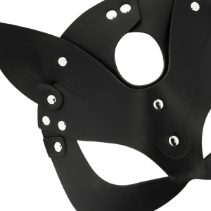 Coquette Chic Desire Vegan Leren Masker met Kattenoren voor Fetishspelletjes Coquette Chic Desire Vegan Leren Masker met Kattenoren voor Fetishspelletjes - Afbeelding 4