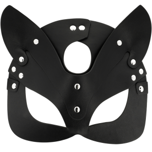 Coquette Chic Desire Vegan Leren Masker met Kattenoren voor Fetishspelletjes Coquette Chic Desire Vegan Leren Masker met Kattenoren voor Fetishspelletjes - Afbeelding 3