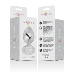 Intense Analplug mit Silberkristall aus Metall, Größe M Intense Analplug mit Silberkristall aus Metall, Größe M – Bild 5