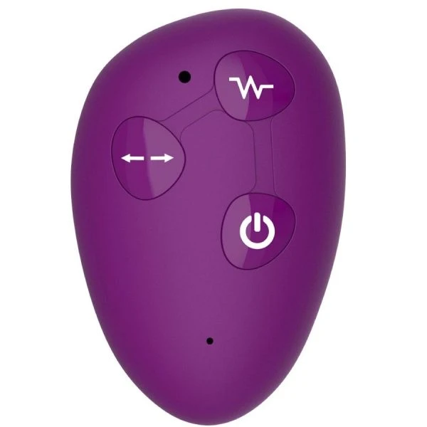 Xocoon Strapless Strap-on Vibrator met Afstandsbediening, 2-in-1, Paars
