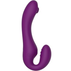 Xocoon Strapless Strap-on Vibrator met Afstandsbediening, 2-in-1, Paars Xocoon Strapless Strap-on Vibrator met Afstandsbediening, 2-in-1, Paars - Afbeelding 10