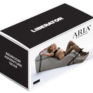 Liberator Aria Bondage Cushion Bench with Restraint System gray