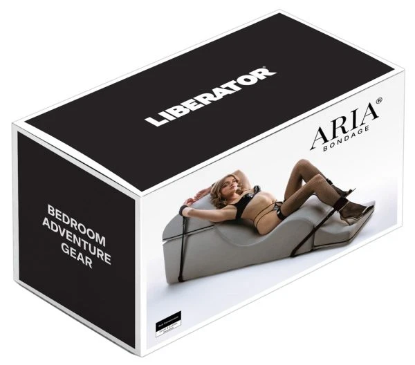 Liberator Aria Bondage Polsterbank met Fesselsysteem grijs