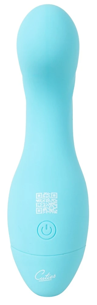Cuties Mini Vibrator met G-punt-punt, blauw Cuties Mini Vibrator met G-punt-punt, blauw