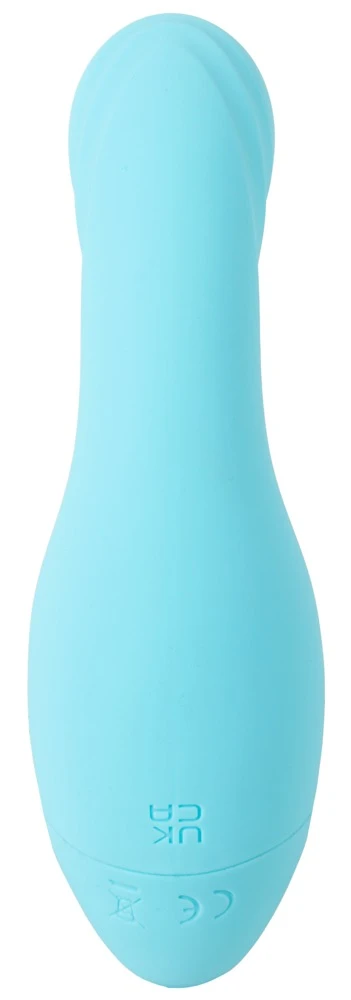 Cuties Mini Vibrator met G-punt-punt, blauw Cuties Mini Vibrator met G-punt-punt, blauw