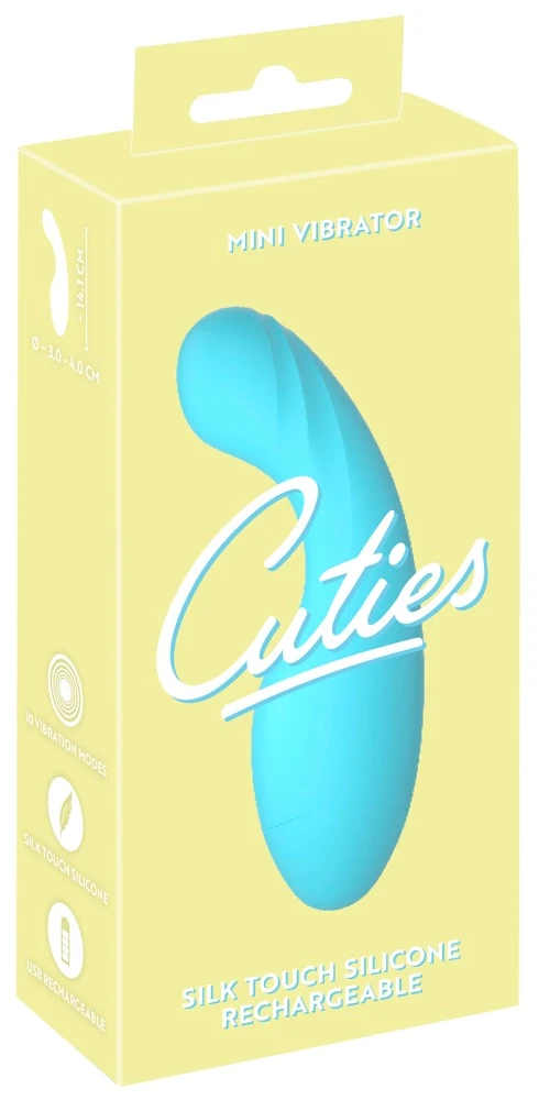 54083930000_verp.jpg Cuties Mini Vibrator met G-punt-punt, blauw
