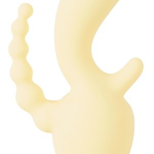 Cuties Mini Triple Vibrator gelb – Vagina, Klitoris & Anus gleichzeitig – Bild 4