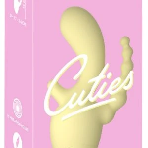 Cuties Mini Triple Vibrator gelb – Vagina, Klitoris & Anus gleichzeitig
