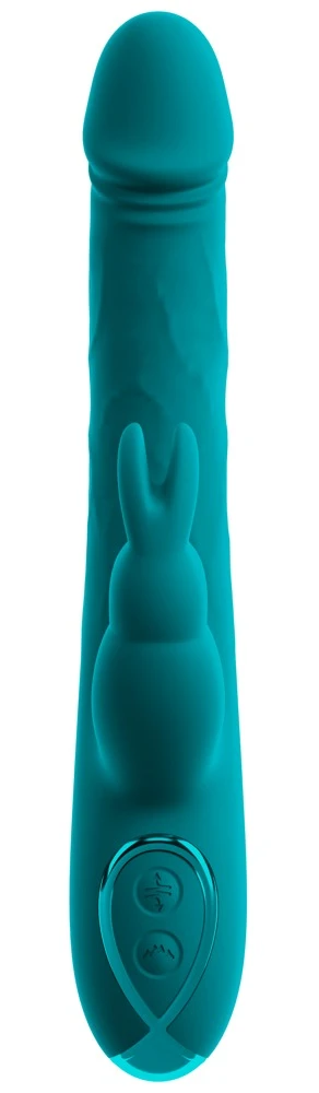 Sweet Smile Rabbit Vibrator met Wiggling-functie turkoois Sweet Smile Rabbit Vibrator met Wiggling-functie turkoois