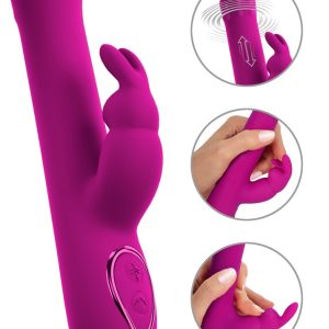 Sweet Smile Rabbit Vibrator mit Stoß-Funktion und Rotation, pink Sweet Smile Rabbit Vibrator mit Stoß-Funktion und Rotation, pink – Bild 2