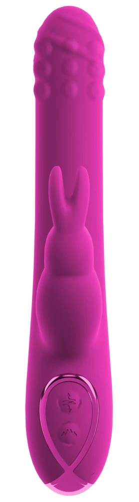 Sweet Smile Rabbit Vibrator mit Stoß-Funktion und Rotation, pink Sweet Smile Rabbit Vibrator mit Stoß-Funktion und Rotation, pink