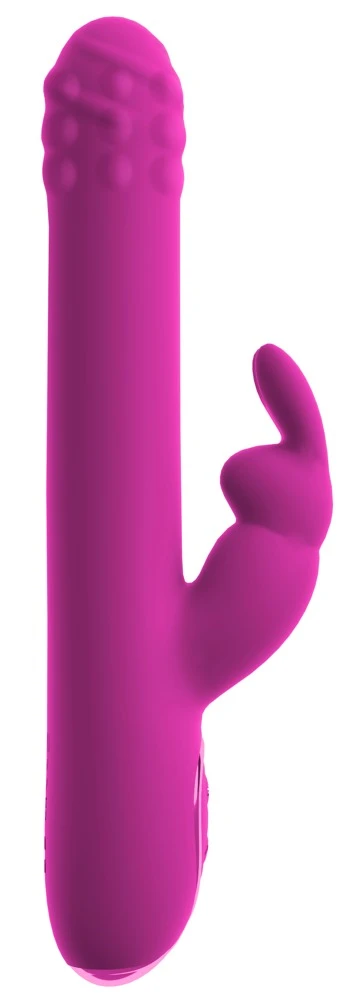 Sweet Smile Rabbit Vibrator mit Stoß-Funktion und Rotation, pink Sweet Smile Rabbit Vibrator mit Stoß-Funktion und Rotation, pink