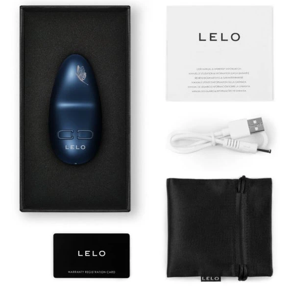 Lelo Nea 3 persoonlijke massager met 10 vibratiestanden, blauw