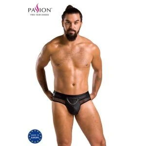 Passion Open Crotch Brief TOM Black L/XL