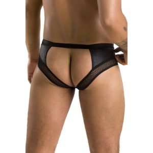 Passion Offener Slip TOM Schwarz L/XL Passion Offener Slip TOM Schwarz L/XL - Afbeelding 4