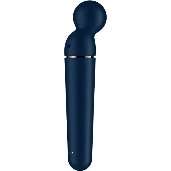 Satisfyer Planet Wand-er Vibrator Massager met 60 combinaties blauw Satisfyer Planet Wand-er Vibrator Massager met 60 combinaties blauw