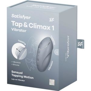 Satisfyer Tap & Climax 1 Auflegevibrator mit Klopffunktion grau – Bild 6
