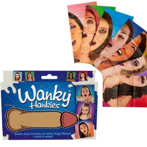 Spencer & Fletwood Wanky Hankies 7 extra grote zakdoeken van stof Spencer & Fletwood Wanky Hankies 7 extra grote zakdoeken van stof - Afbeelding 1
