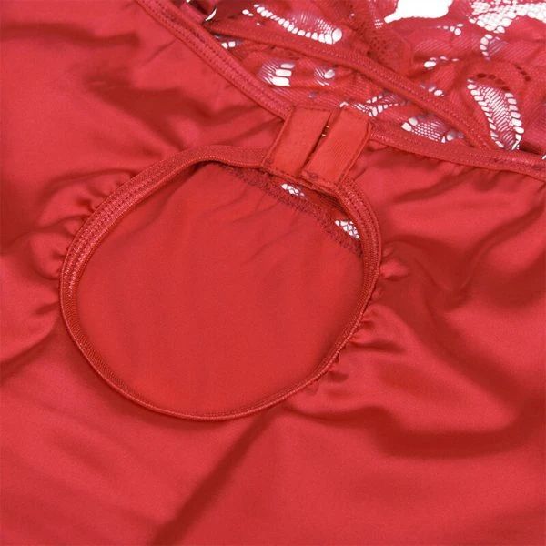 Subblime Babydoll met rood kant L/XL Subblime Babydoll met rood kant L/XL