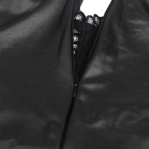 Subblime Sexy Kanten-Leder-Dessousjurk L/XL Subblime Sexy Kanten-Leder-Dessousjurk L/XL - Afbeelding 5