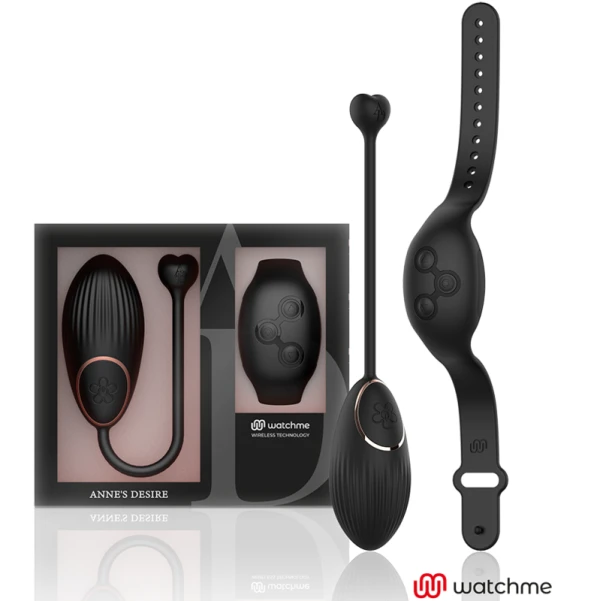 img_95622_4d991e3bcd34b170cab02e8d673616db_1.png Anne´s Desire EGG Special Vibrator met Watchme-afstandsbedieningstechnologie Zwart