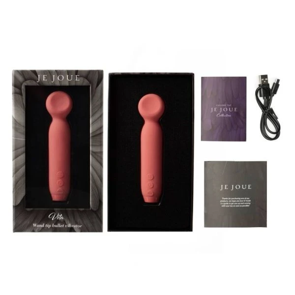 Je Joue Vita Bullet-Vibrator mit Multi-Surface-Spitze Je Joue Vita Bullet-Vibrator mit Multi-Surface-Spitze