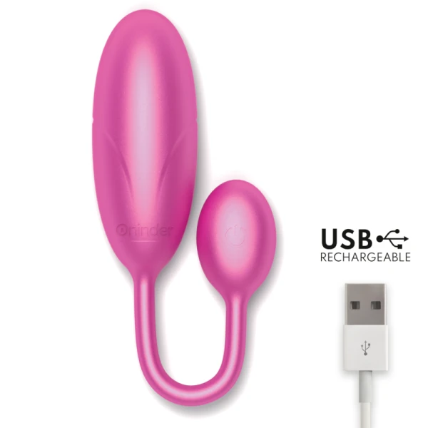 Oninder Denver App-gestuurde vibrator voor paren, siliconen Oninder Denver App-gestuurde vibrator voor paren, siliconen