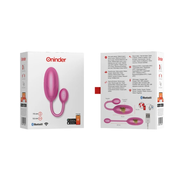 Oninder Tokyo Vibrator-Ei mit App-Steuerung, wasserdicht Oninder Tokyo Vibrator-Ei mit App-Steuerung, wasserdicht