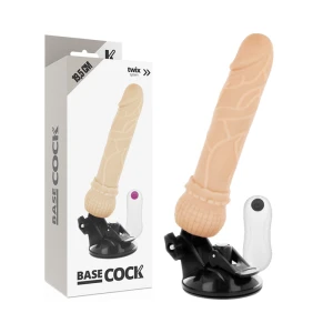 Basecock Realistischer Vibrationsdildo mit Saugnapf und Fernbedienung