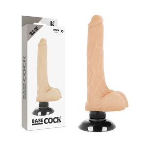 Basecock Naturvibrator mit Saugnapf und Penisverlängerer