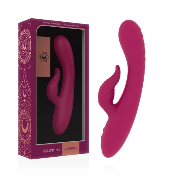 Rithual Anusara Dual Vibrator with Clitoral and G-Spot Stimulator, Rechargeable